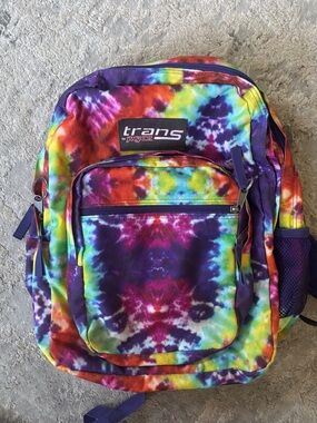Trans by JanSport Purple Tie-Dye Backpack